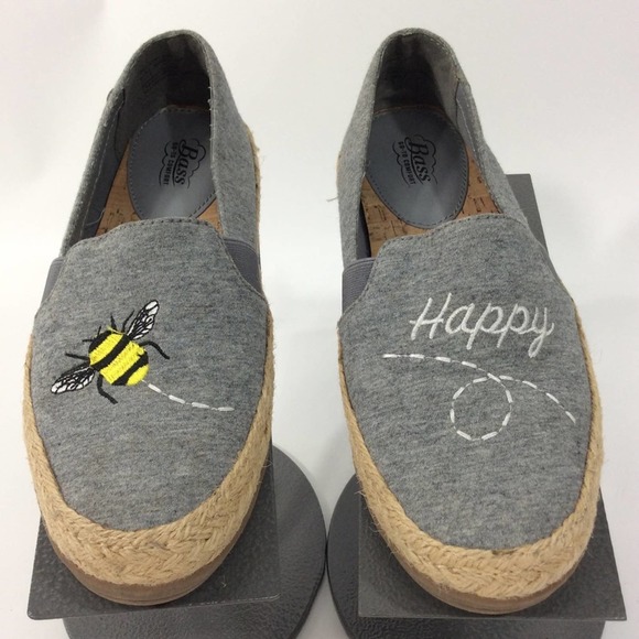 Bass 5M Jenny “Bee” Happy Slip On Shoes - Picture 1 of 8